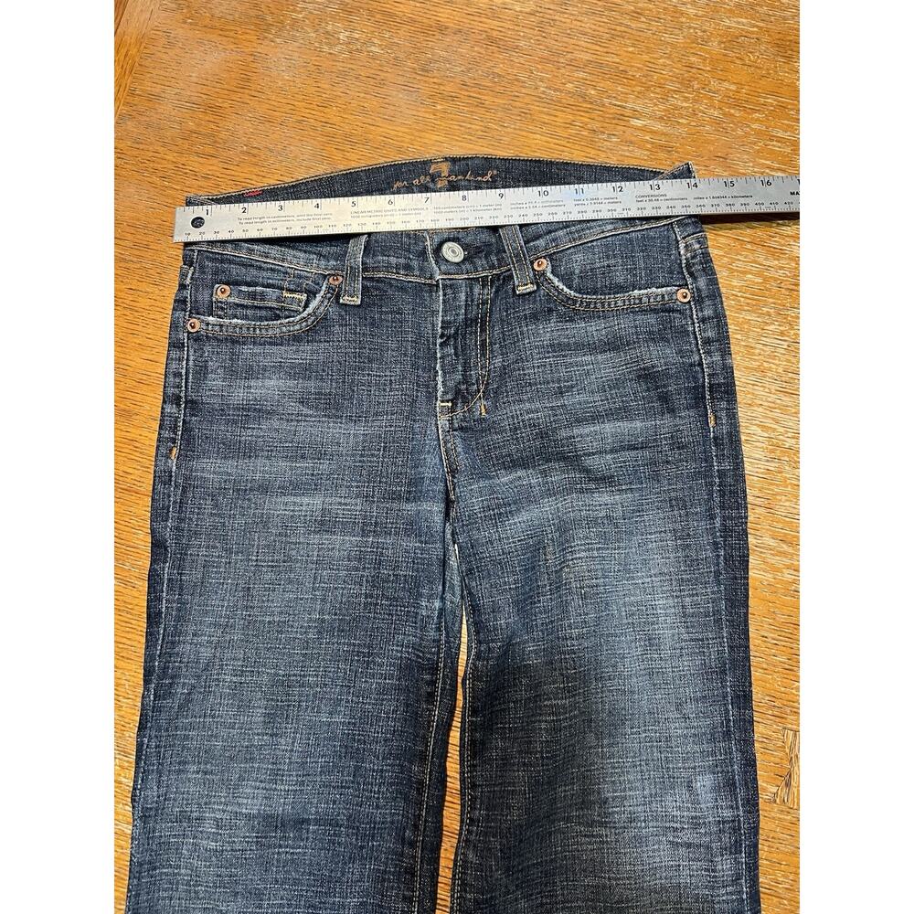 Seven For All Mankind Dojo Flare Jeans Size 25 X 29 - Picture 4 of 8